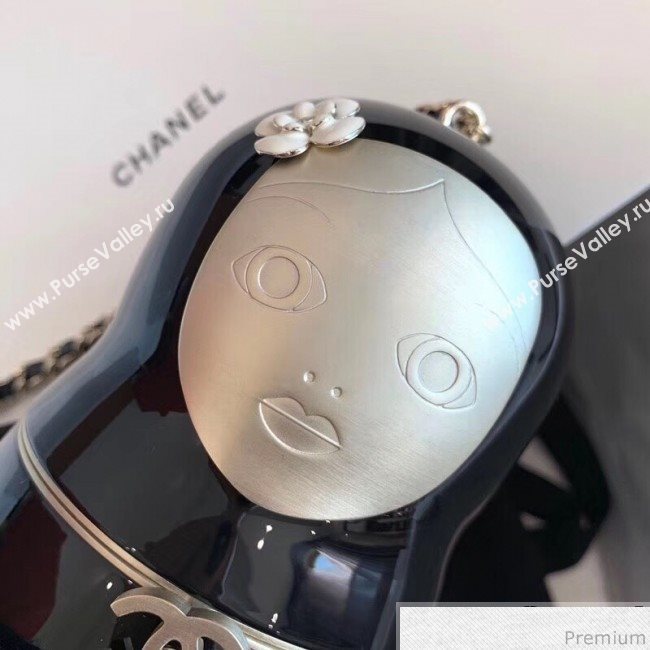Chanel The Russian Doll Clutch/Crossbody Bag Black (KN-9031507)