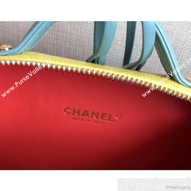 Chanel Small Vanity Case Handbag Red/Blue/Yellow 2019 (KN-9031508)