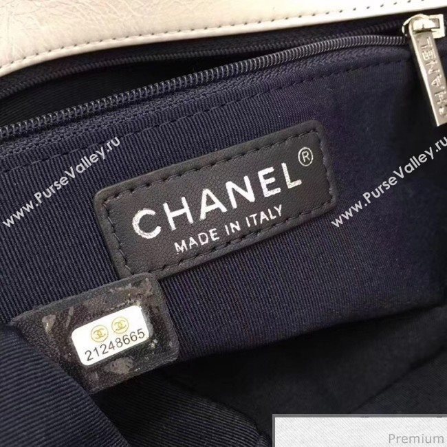 Chanel Colored Stripes Flap Bag White 2019 (GN-9031512)