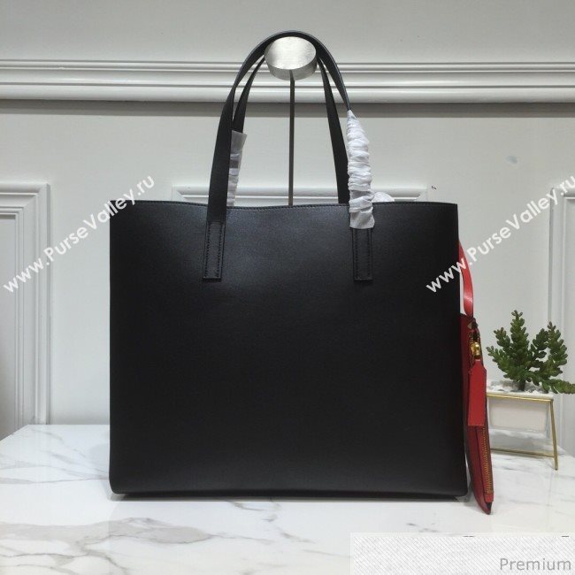 Valentino Large VRING Shopping Tote Black 2019 (XYD-9040353)