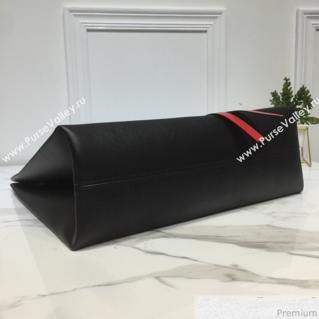 Valentino Large VRING Shopping Tote Black 2019 (XYD-9040353)