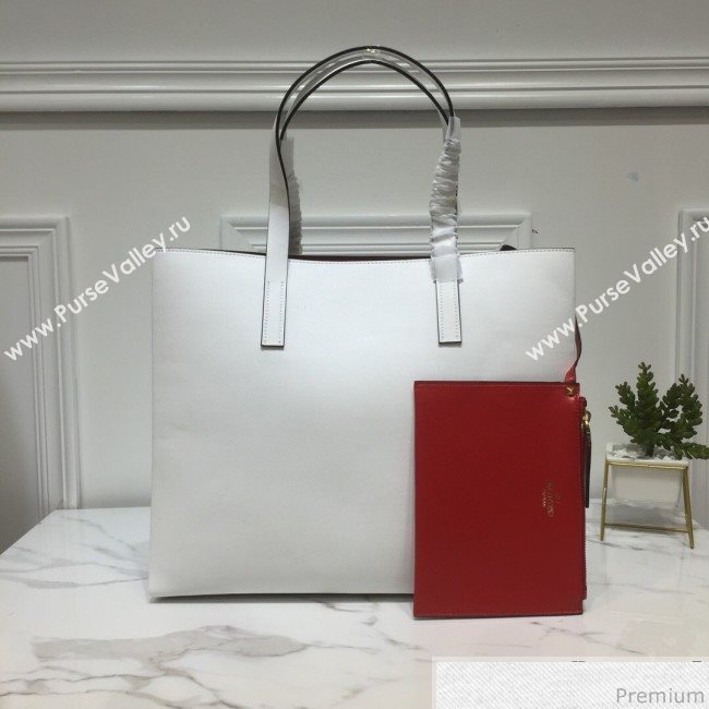 Valentino Large VRING Shopping Tote White 2019 (XYD-9040354)