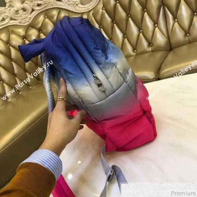 Chanel Down Feather Gradual Backpack Red/Gray/Blue 2018 (GN-9031514)