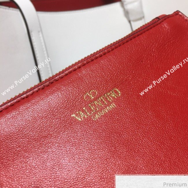 Valentino Large VRING Shopping Tote White 2019 (XYD-9040354)