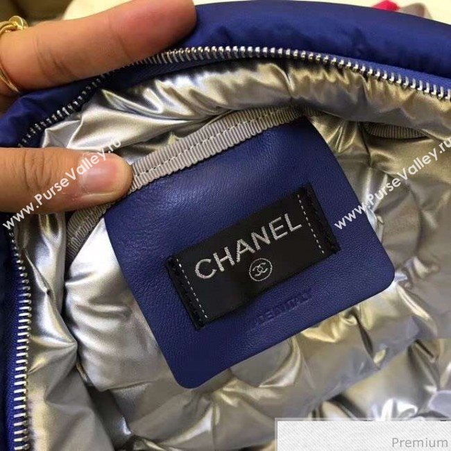 Chanel Down Feather Gradual Backpack Red/Gray/Blue 2018 (GN-9031514)