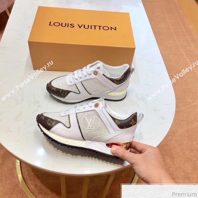 Louis Vuitton Run Away Sneaker 1A4XNL Monogram Canvas/White 2019 (SIYA-9030840)