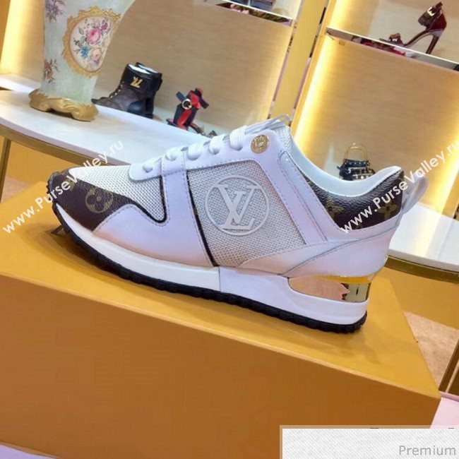 Louis Vuitton Run Away Sneaker 1A4XNL Monogram Canvas/White 2019 (SIYA-9030840)