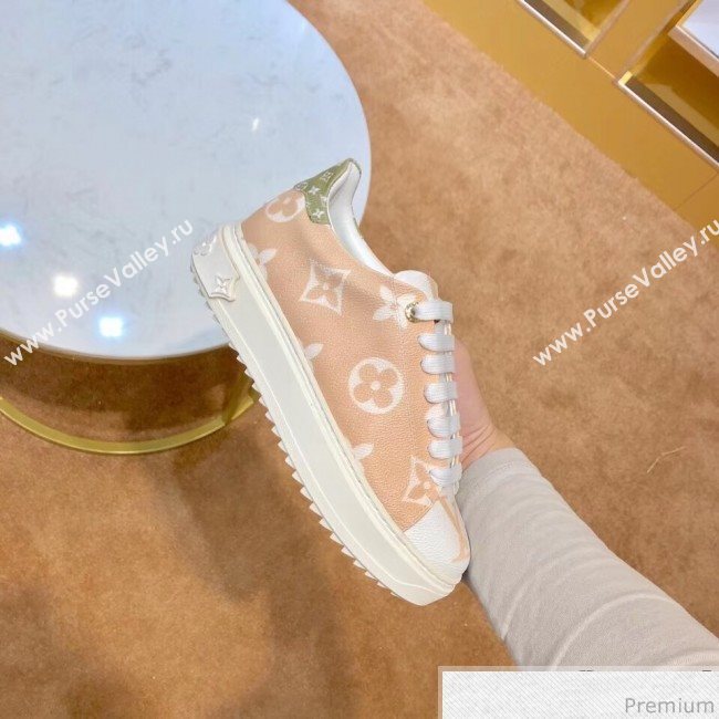 Louis Vuitton Stellar Sneaker in Monogram Flower Print Fabric Light Brown 2019 (SIYA-9030842)