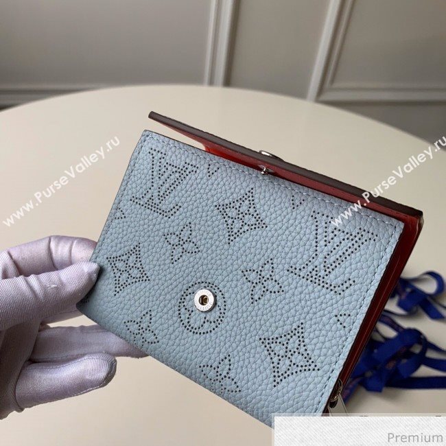 Louis Vuitton Iris Compact Wallet M62540 Light Blue (KD-9040104)
