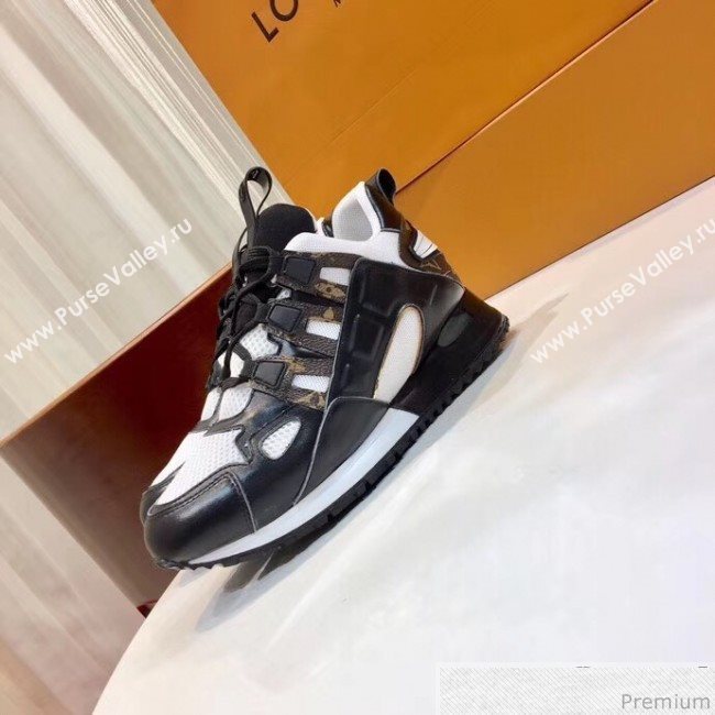 Louis Vuitton Run Away Sneaker 1A4WNQ Monogram Canvas/White/Black 2019 (SIYA-9030844)