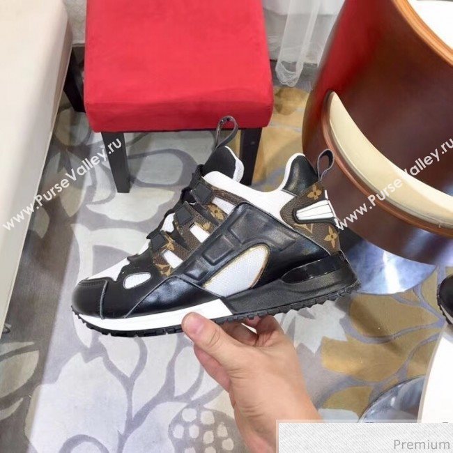 Louis Vuitton Run Away Sneaker 1A4WNQ Monogram Canvas/White/Black 2019 (SIYA-9030844)
