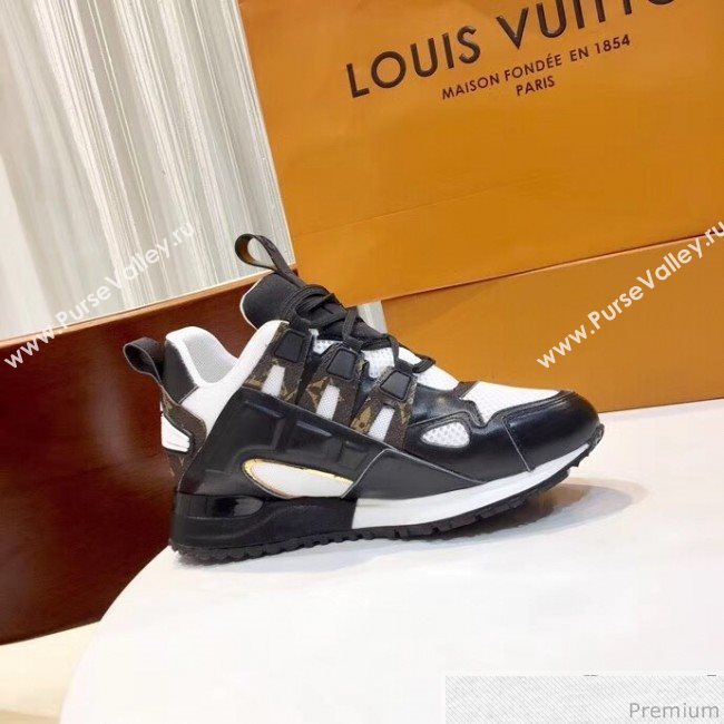 Louis Vuitton Run Away Sneaker 1A4WNQ Monogram Canvas/White/Black 2019 (SIYA-9030844)