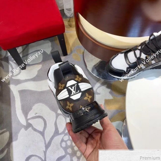 Louis Vuitton Run Away Sneaker 1A4WNQ Monogram Canvas/White/Black 2019 (SIYA-9030844)