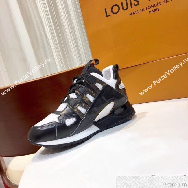 Louis Vuitton Run Away Sneaker 1A4WNQ Monogram Canvas/White/Black 2019 (SIYA-9030844)
