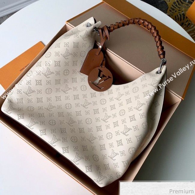 Louis Vuitton Carmel Hobo Shoulder Bag M53188 Creme White 2019 (KD-9040106)