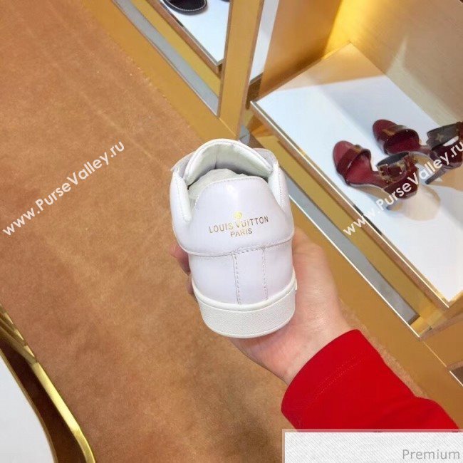 Louis Vuitton Luxembourg Sneaker 1A4OF6 White/Neon Yellow 2019(For Woman and Man) (SIYA-9030848)