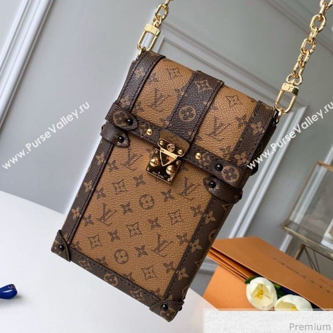 Louis Vuitton Monogram Canvas Phone Holder Mini Bag M63913 Monogram 2019 (KD-9040109)