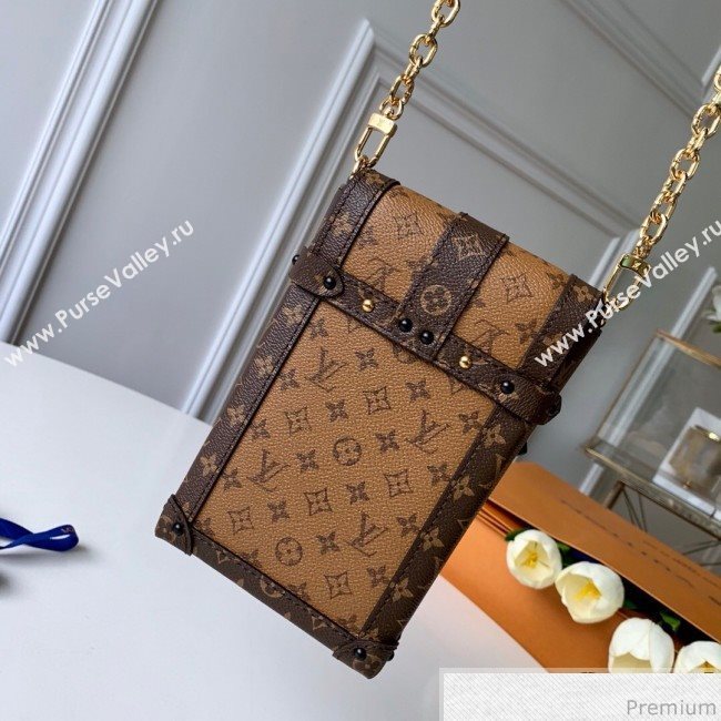 Louis Vuitton Monogram Canvas Phone Holder Mini Bag M63913 Monogram 2019 (KD-9040109)