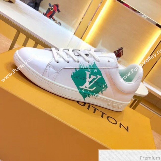 Louis Vuitton Luxembourg Sneaker 1A4OF6 White/Green 2019(For Woman and Man) (SIYA-9030847)