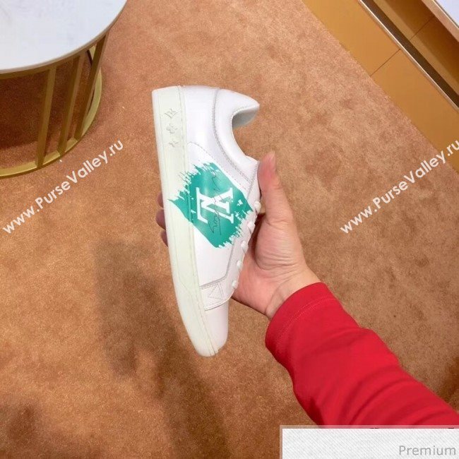 Louis Vuitton Luxembourg Sneaker 1A4OF6 White/Green 2019(For Woman and Man) (SIYA-9030847)