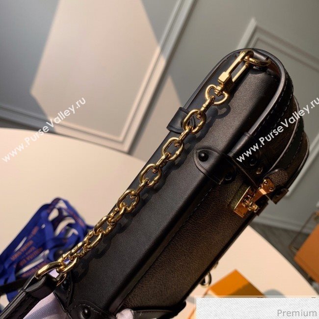 Louis Vuitton Monogram Canvas Phone Holder Mini Bag M63913 Black 2019 (KD-9040110)