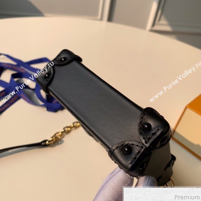 Louis Vuitton Monogram Canvas Phone Holder Mini Bag M63913 Black 2019 (KD-9040110)