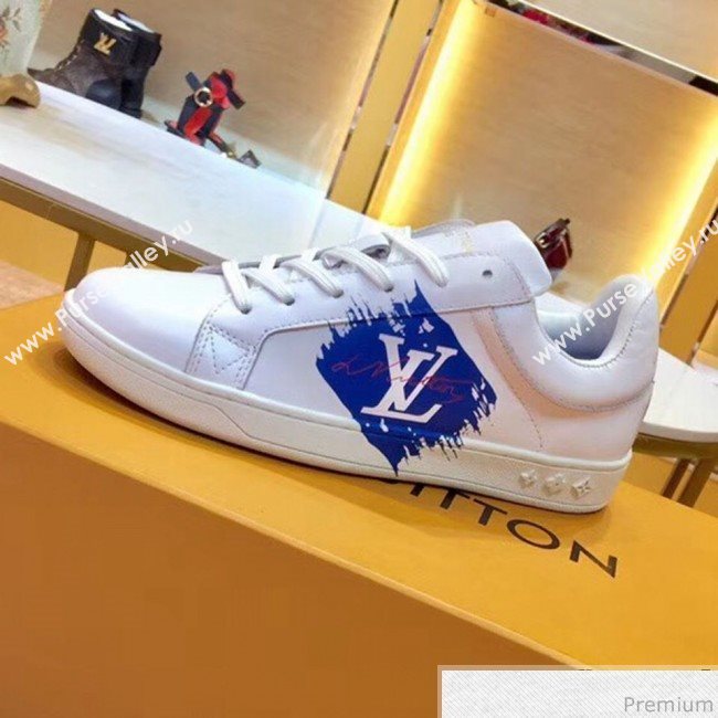 Louis Vuitton Luxembourg Sneaker 1A4OF6 White/Blue 2019(For Woman and Man) (SIYA-9030846)