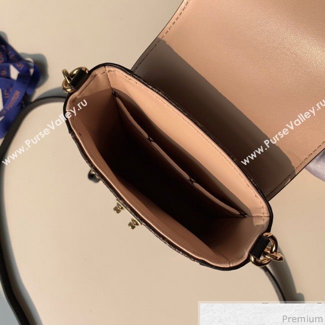 Louis Vuitton Monogram Canvas Phone Holder Mini Bag M63913 Black 2019 (KD-9040110)