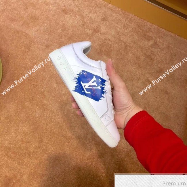 Louis Vuitton Luxembourg Sneaker 1A4OF6 White/Blue 2019(For Woman and Man) (SIYA-9030846)