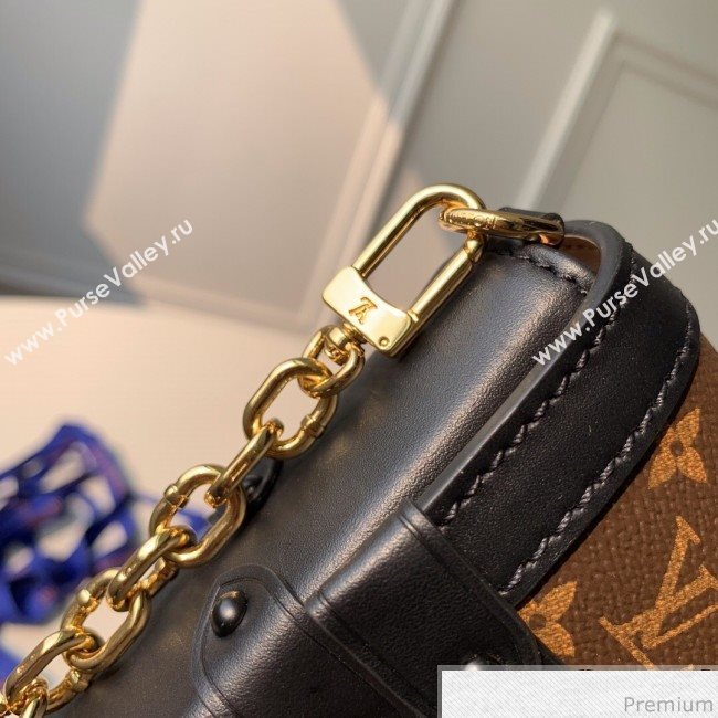 Louis Vuitton Monogram Canvas Phone Holder Mini Bag M63913 Black 2019 (KD-9040110)