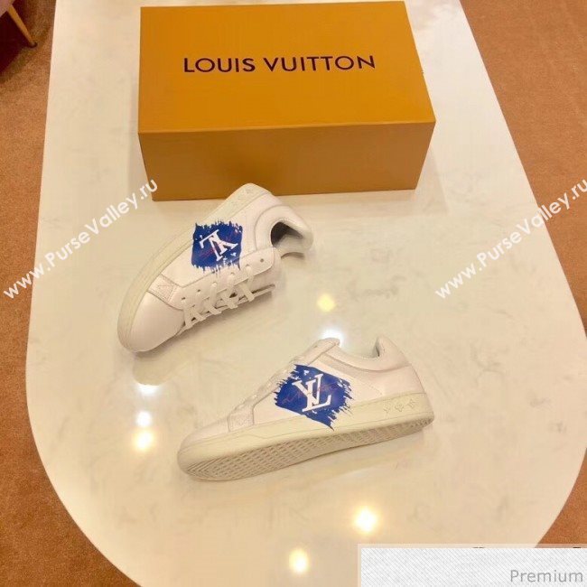Louis Vuitton Luxembourg Sneaker 1A4OF6 White/Blue 2019(For Woman and Man) (SIYA-9030846)