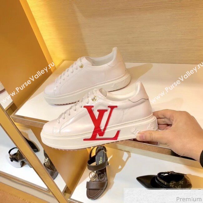 Louis Vuitton Time Out LV Sneaker 1A4VV8 White/Red 2019 (SIYA-9030849)