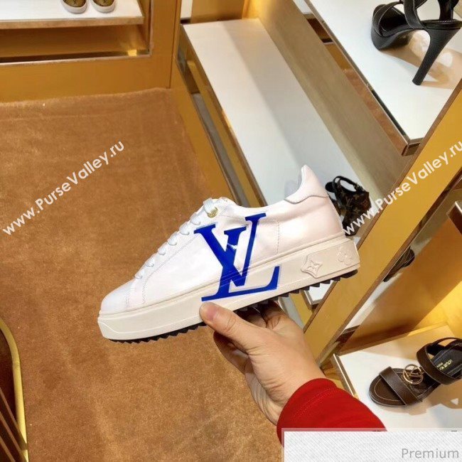 Louis Vuitton Time Out LV Sneaker 1A4VV8 White/Blue 2019 (SIYA-9030851)