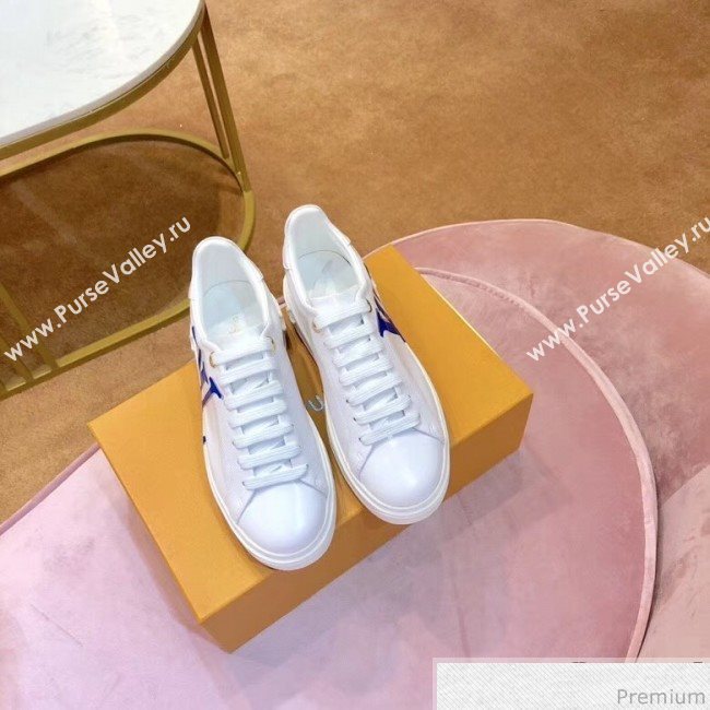 Louis Vuitton Time Out LV Sneaker 1A4VV8 White/Blue 2019 (SIYA-9030851)