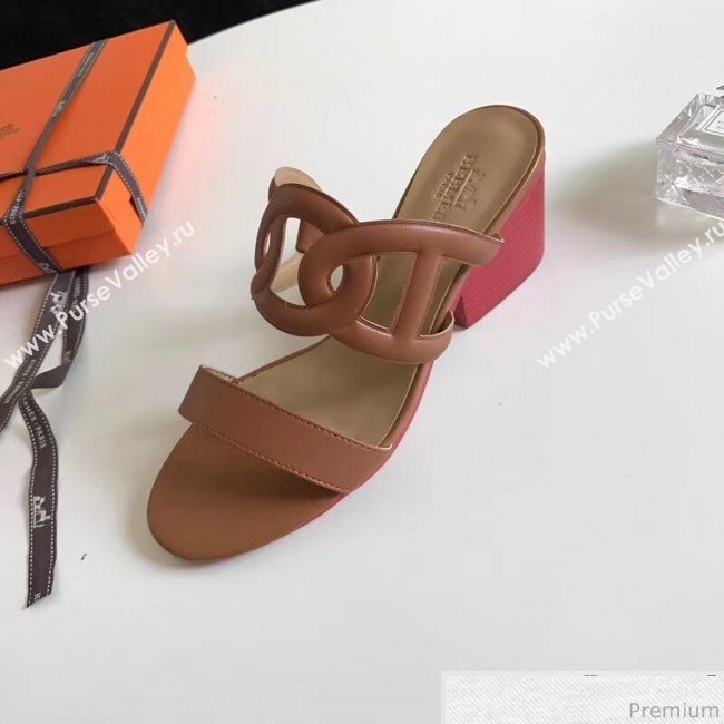 Hermes Peace Sandals Brown 2018 (ALZ-9030857)