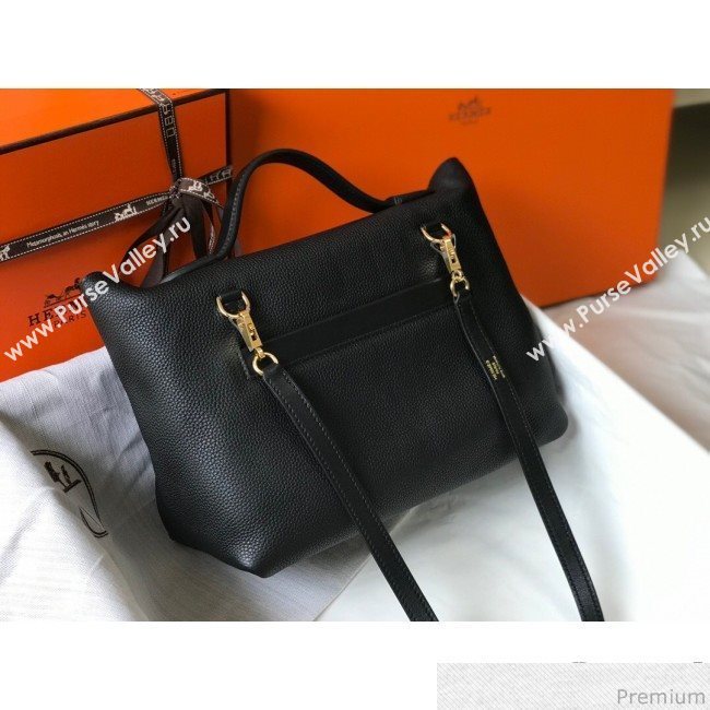 Hermes Kelly 24/24 - 29 Bag in Togo Leather Black/Gold 2018 (Half Handmade) (FLB-9040122)