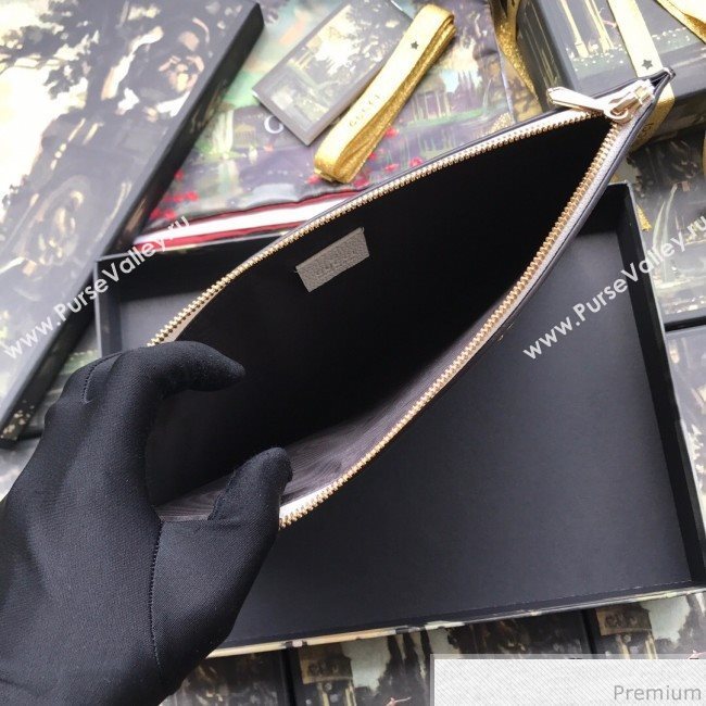 Gucci Zumi Grainy Leather Pouch 570728 White 2019 (BLWX-9040126)