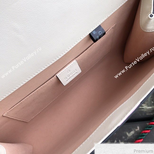 Gucci Rajah Leather Medium Shoulder Bag 564697 White 2019 (BLWX-9040128)