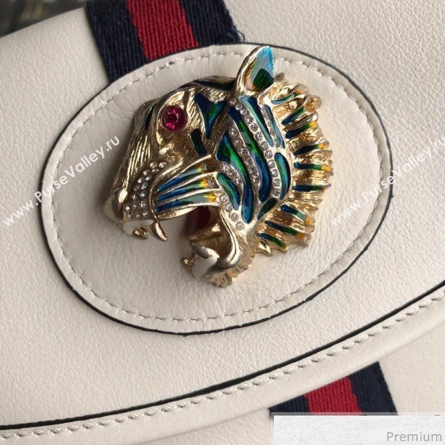 Gucci Rajah Leather Small Shoulder Bag 570145 White 2019 (BLWX-9040131)