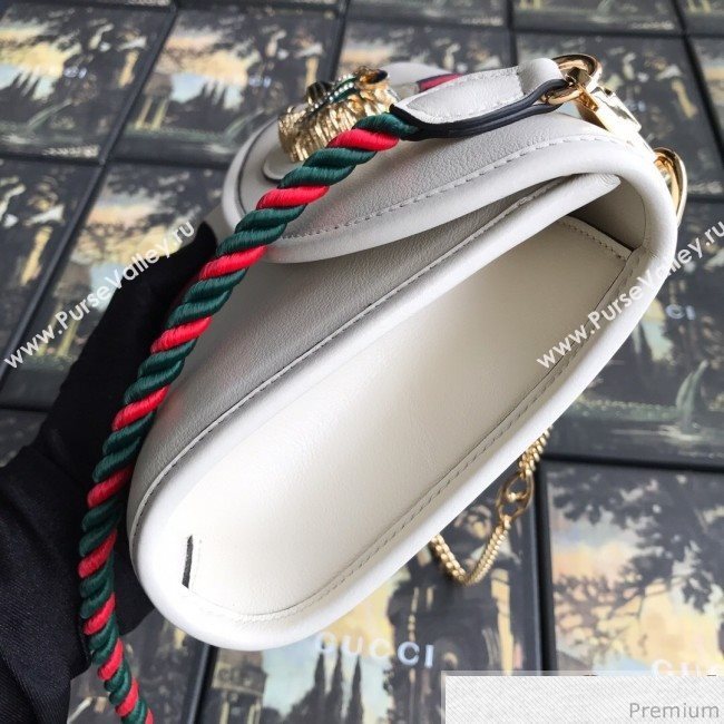 Gucci Rajah Leather Small Shoulder Bag 570145 White 2019 (BLWX-9040131)