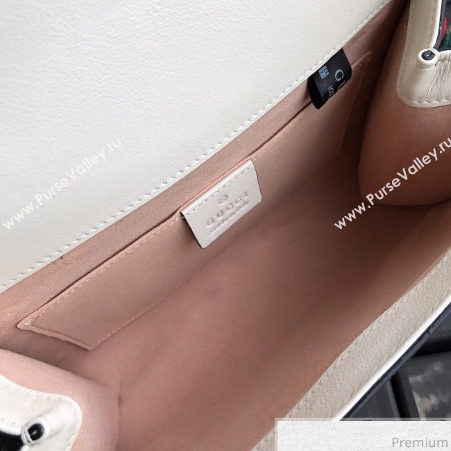Gucci Rajah Leather Small Shoulder Bag 570145 White 2019 (BLWX-9040131)