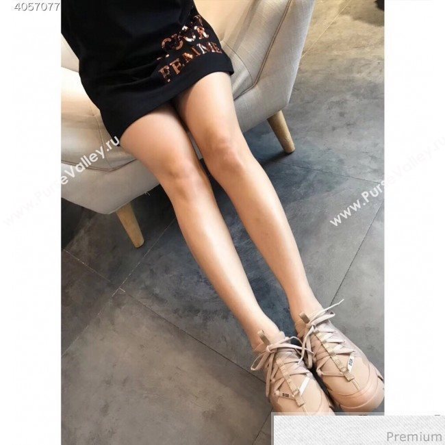 Dior D-Connect Sneaker in Light Beige Neoprene 2019 (EM-9040805)