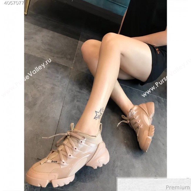 Dior D-Connect Sneaker in Light Beige Neoprene 2019 (EM-9040805)