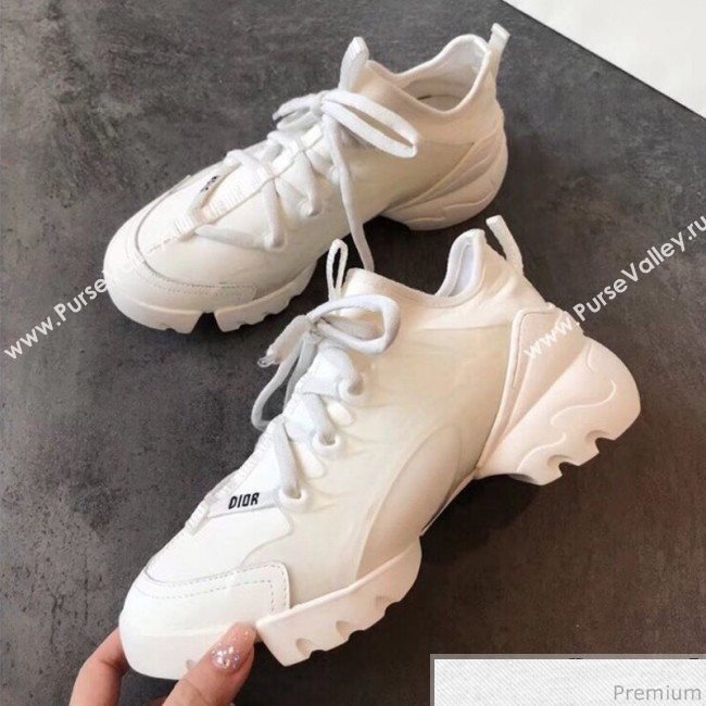 Dior D-Connect Sneaker in White Neoprene 2019 (EM-9040803)