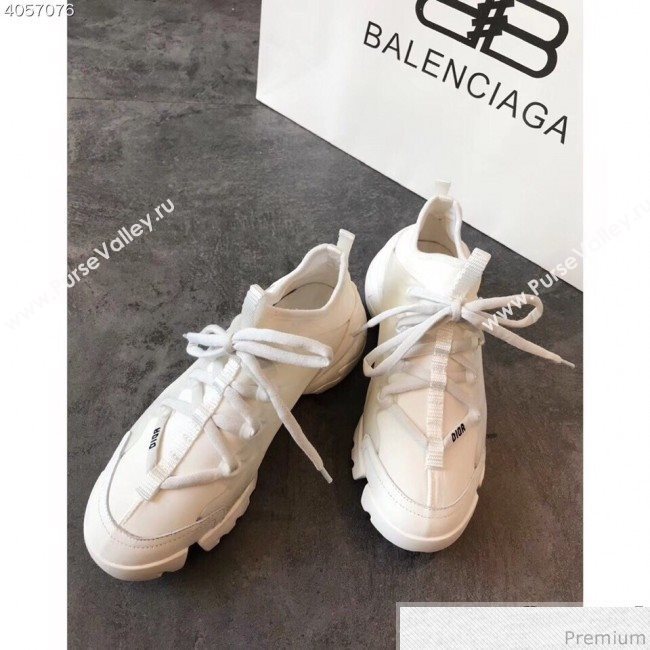 Dior D-Connect Sneaker in White Neoprene 2019 (EM-9040803)