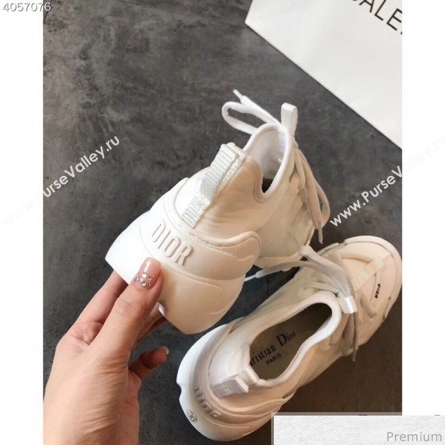 Dior D-Connect Sneaker in White Neoprene 2019 (EM-9040803)