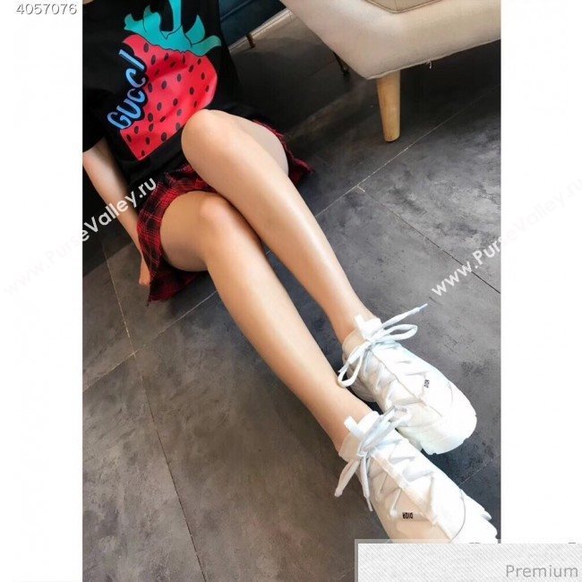 Dior D-Connect Sneaker in White Neoprene 2019 (EM-9040803)