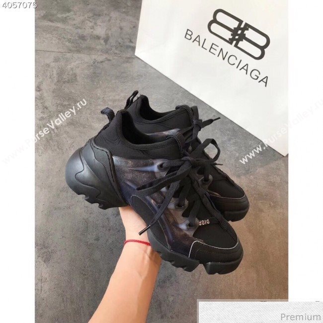 Dior D-Connect Sneaker in Black Neoprene 2019 (EM-9040804)