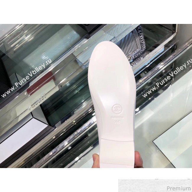 Chanel Calfskin Ballerinas G02819 White/Yellow 2019 (EM-9040808)