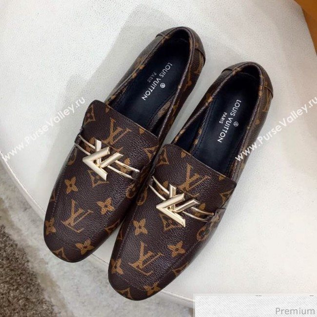 Louis Vuitton Upper Case Flat Loafer 1A4EW3 Monogram Canvas 2019 (HZJ-9040832)